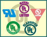 The Cutting Edge<small><sup>�</sup></small> is a UL Approved Label Supplier
